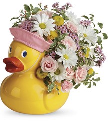 Teleflora's Sweet Little Ducky Bouquet from Krupp Florist, your local Belleville flower shop